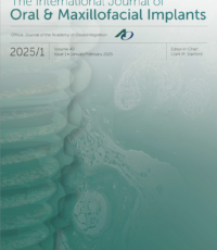 The International Journal of Oral & Maxillofacial Implants